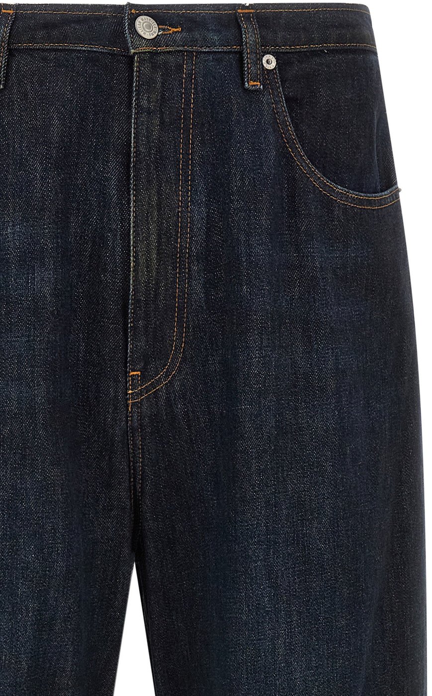 MM6 Maison Margiela Blue Cotton Jeans Denim
