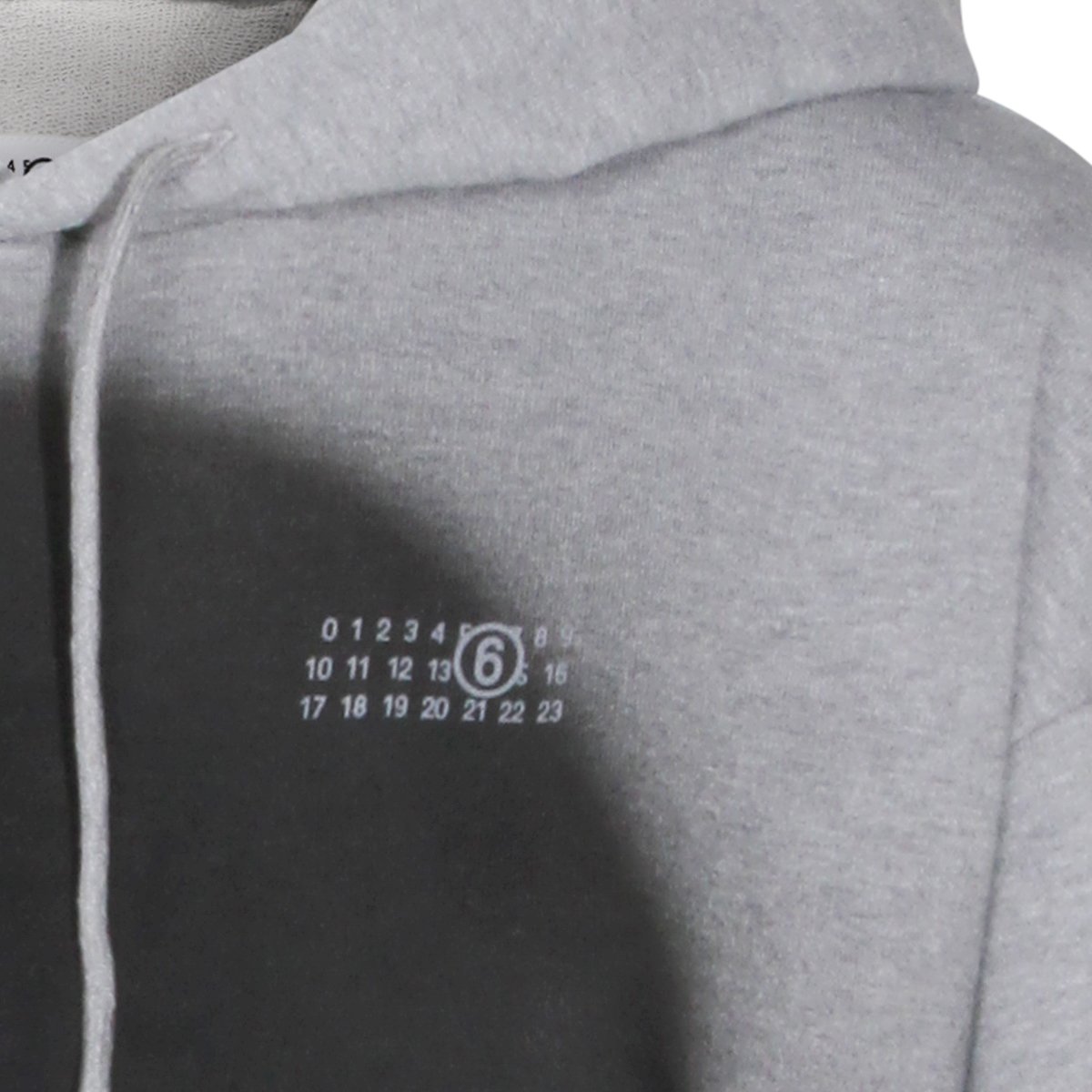 Relaxed Fit Grey Knit Hooded Sweatshirt