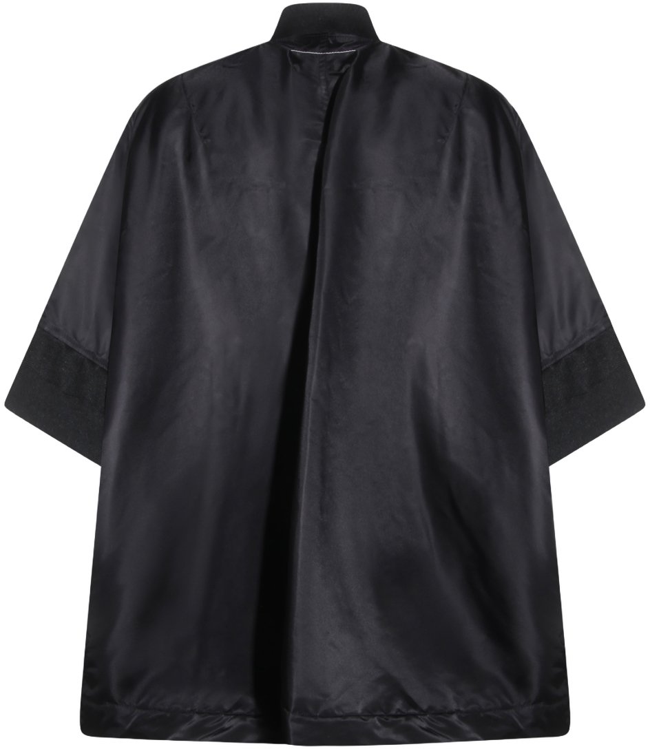 Tailored Black Jacket with Classic Collar