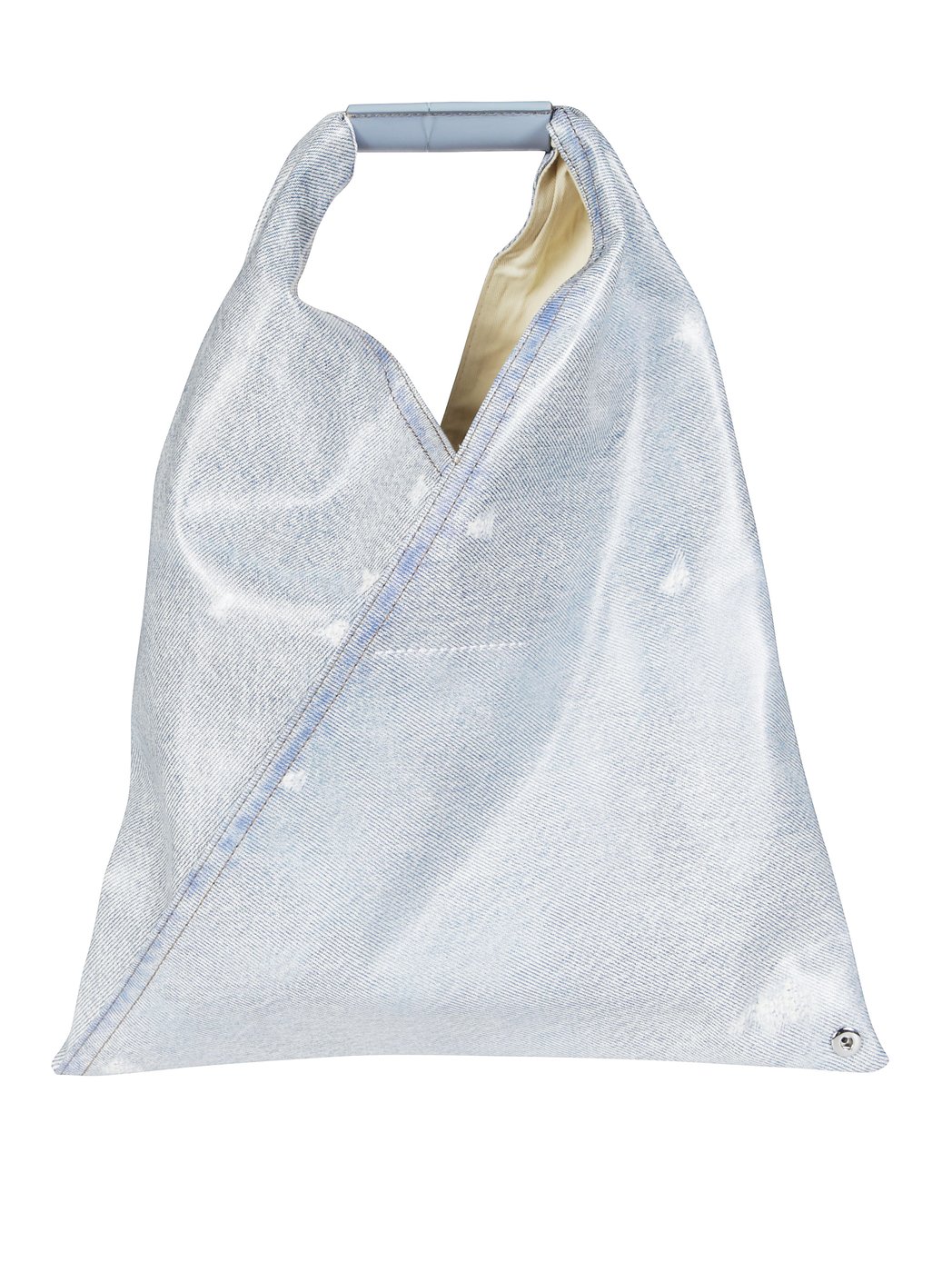 Small Japanese Handbag Calf Leather Triangular Handbag