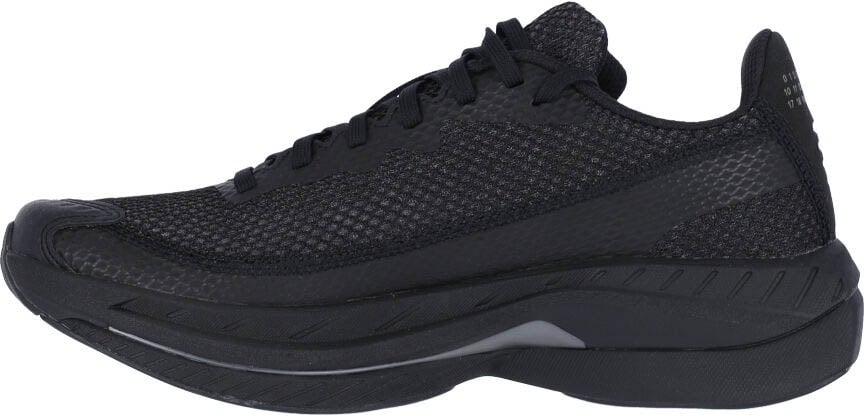 Rounded Toe Sneakers With Textured Rubber Sole And Logo Details