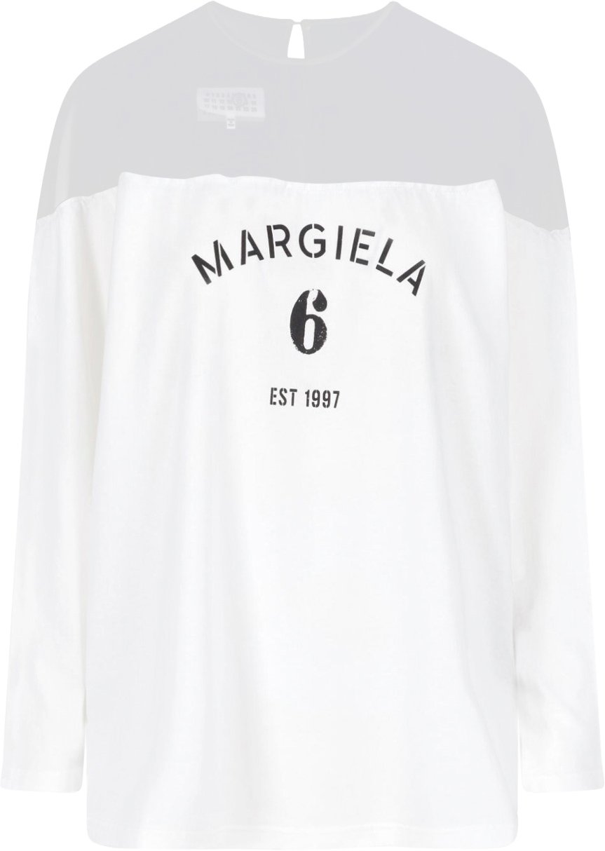 Long-Sleeve Top with Bold Graphic Print