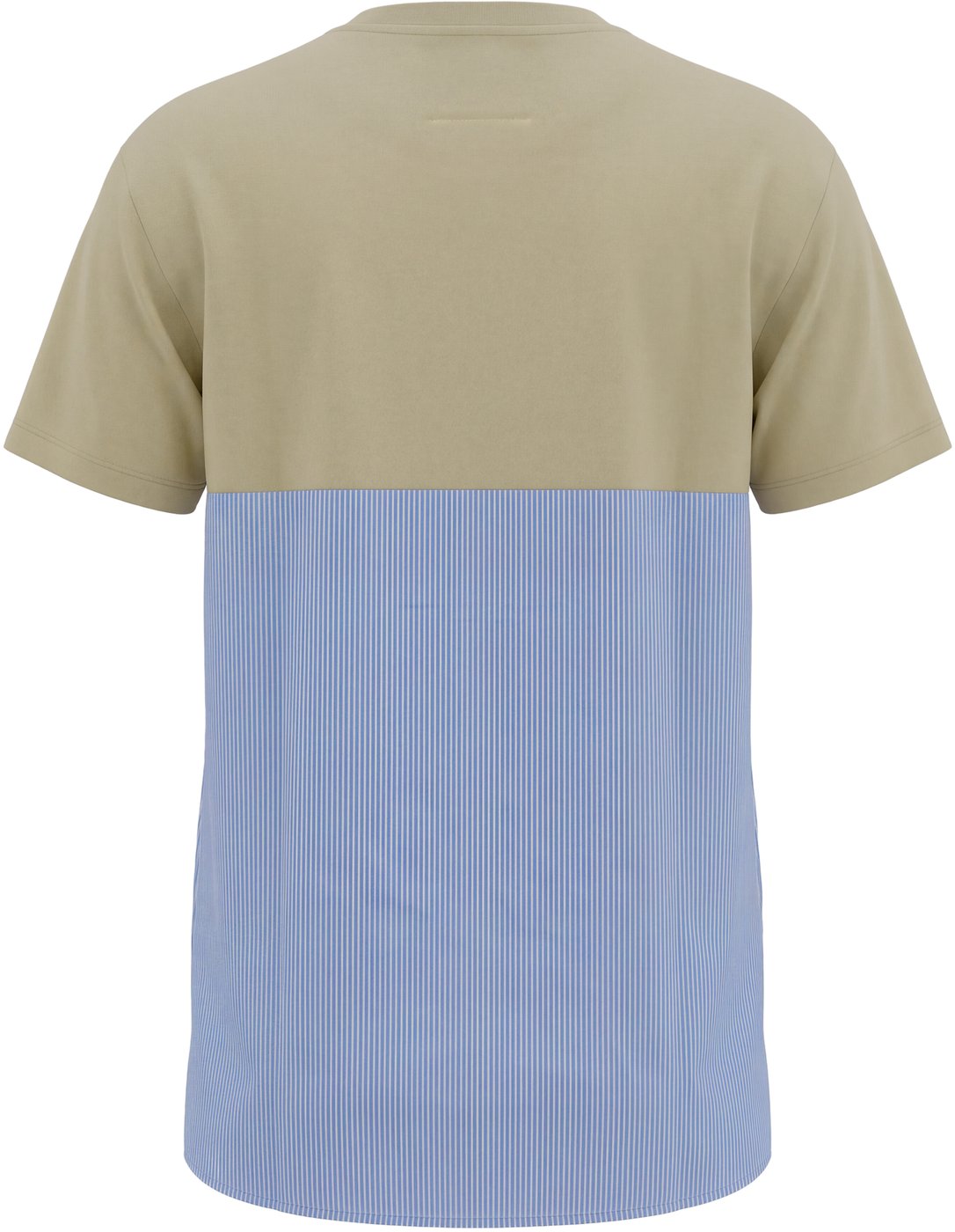 T-shirt with contrast back