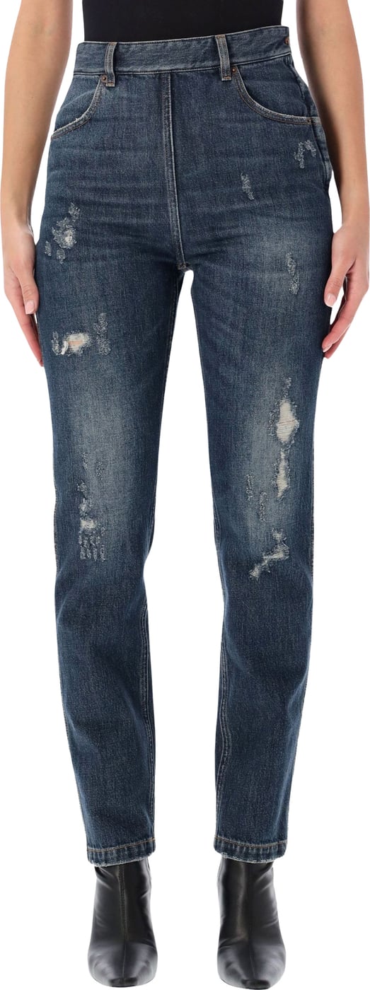 Slim Denim Broken Blu