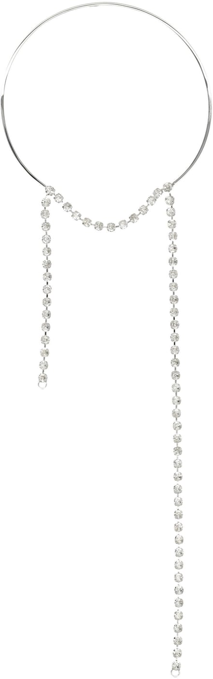 Strass Necklace Argento