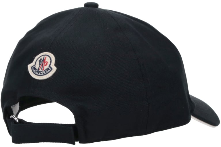 Black Curved Visor Cotton Baseball Cap
