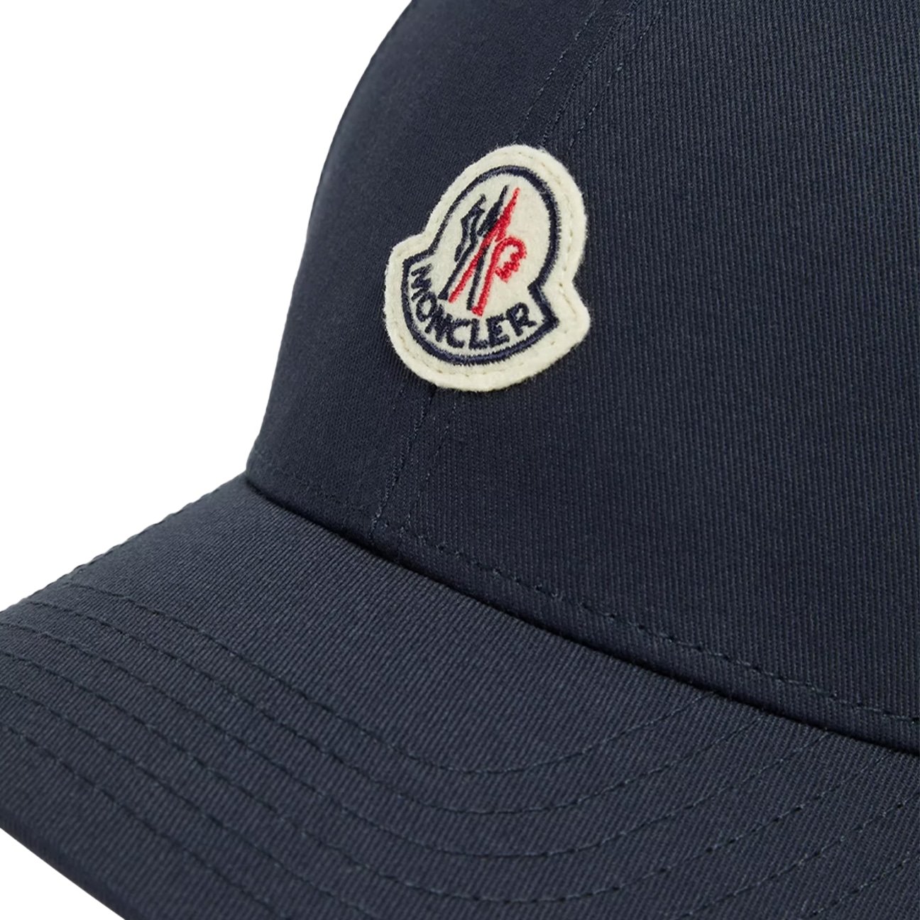 Moncler Gabardine Baseball Cap 'Blue'