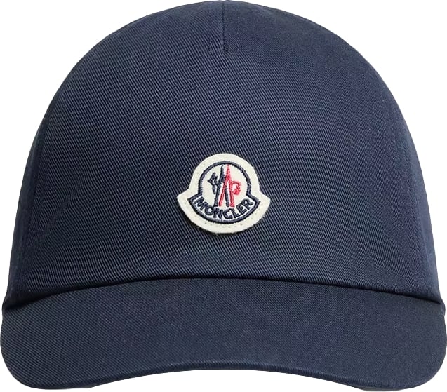 Moncler Gabardine Baseball Cap 'Blue'
