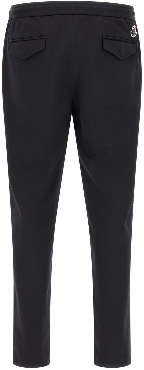 Moncler Black Polyamide Joggers (Workout Pants)