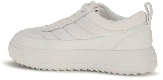 Moncler White Polyamide Athletic Sneakers