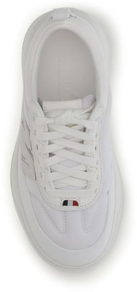 Moncler White Polyamide Athletic Sneakers