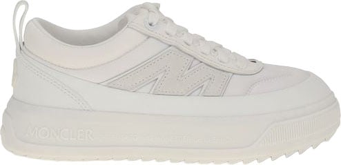 Moncler White Polyamide Athletic Sneakers