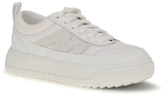 Moncler White Polyamide Athletic Sneakers