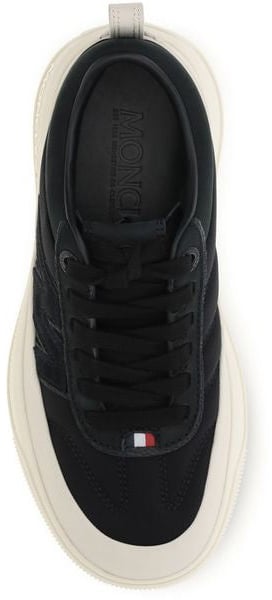 Moncler Black Polyamide Athletic Sneakers