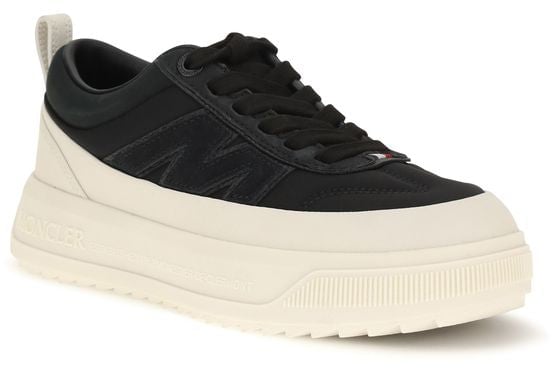 Moncler Black Polyamide Athletic Sneakers