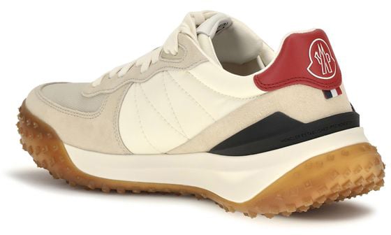 Moncler Beige Polyamide Athletic Sneakers