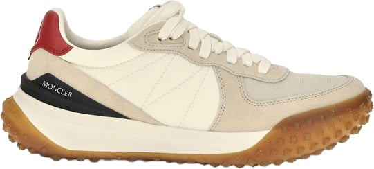 Moncler Beige Polyamide Athletic Sneakers