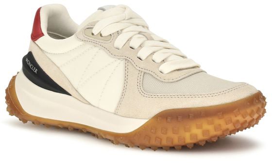 Moncler Beige Polyamide Athletic Sneakers