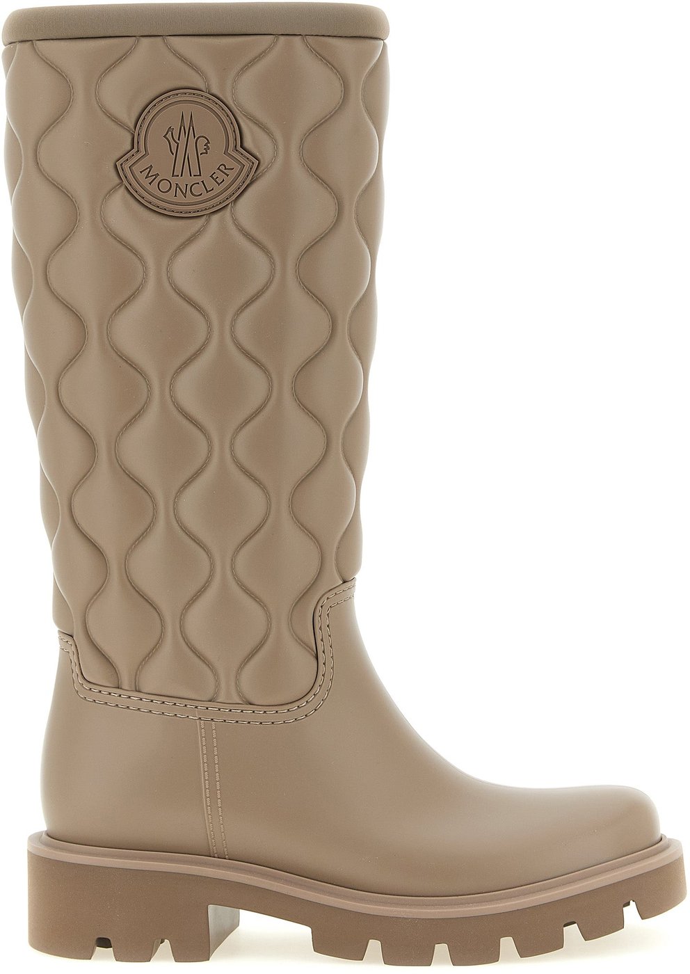 Moncler Beige Pvc Over The Knee