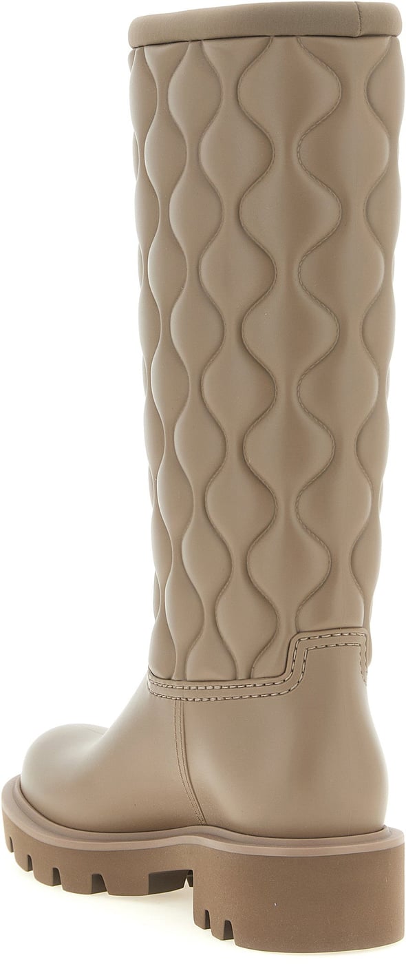 Moncler Beige Pvc Over The Knee