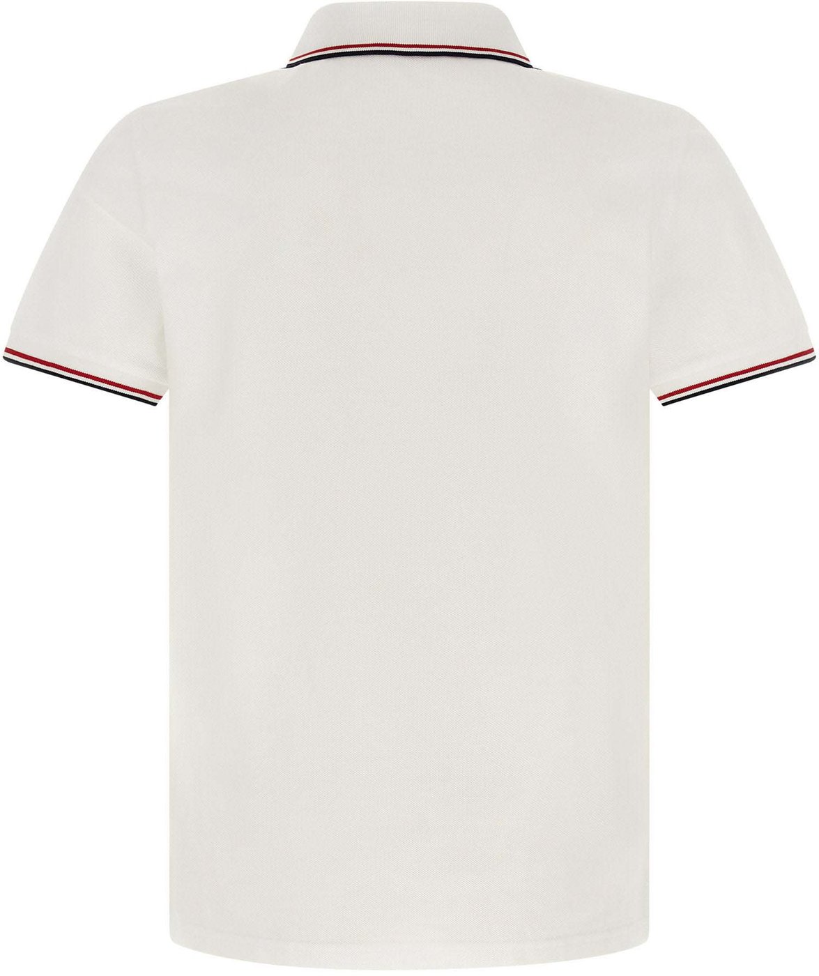 Moncler Tricolor Trim Polo Shirt