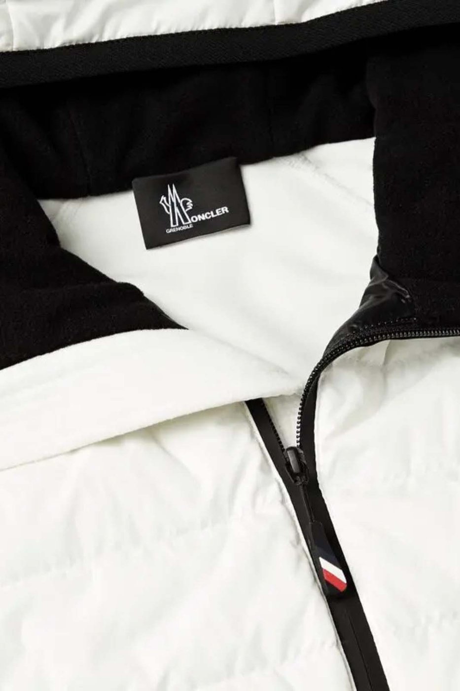 Moncler Grenoble Men's Hooded Down Jacket White