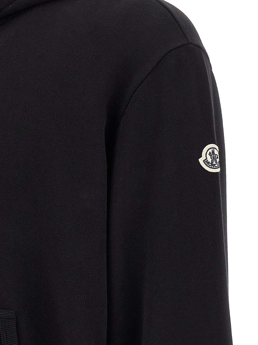 MONCLER GENIUS Black Cotton Sweatshirt