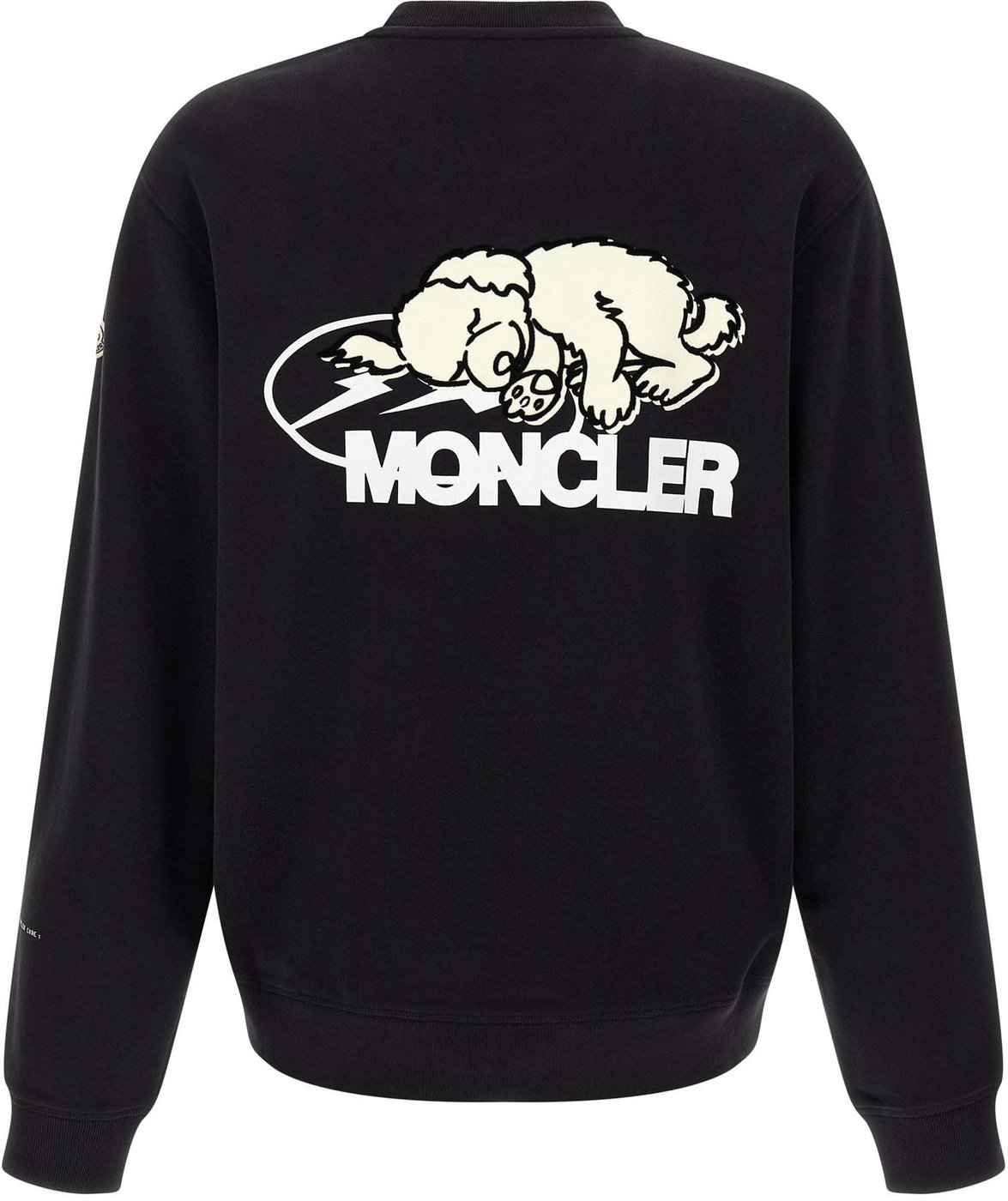 MONCLER GENIUS Black Cotton Sweatshirt