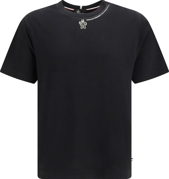 Moncler Grenoble Black Cotton T-Shirt