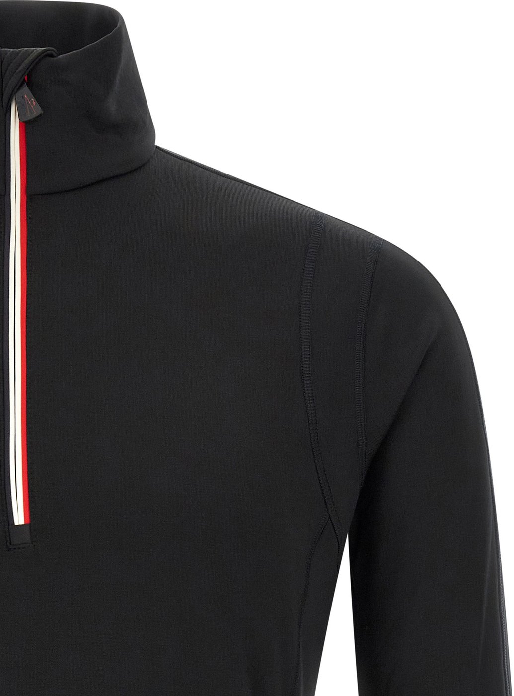 Moncler Grenoble Black Polyamide Sweatshirt