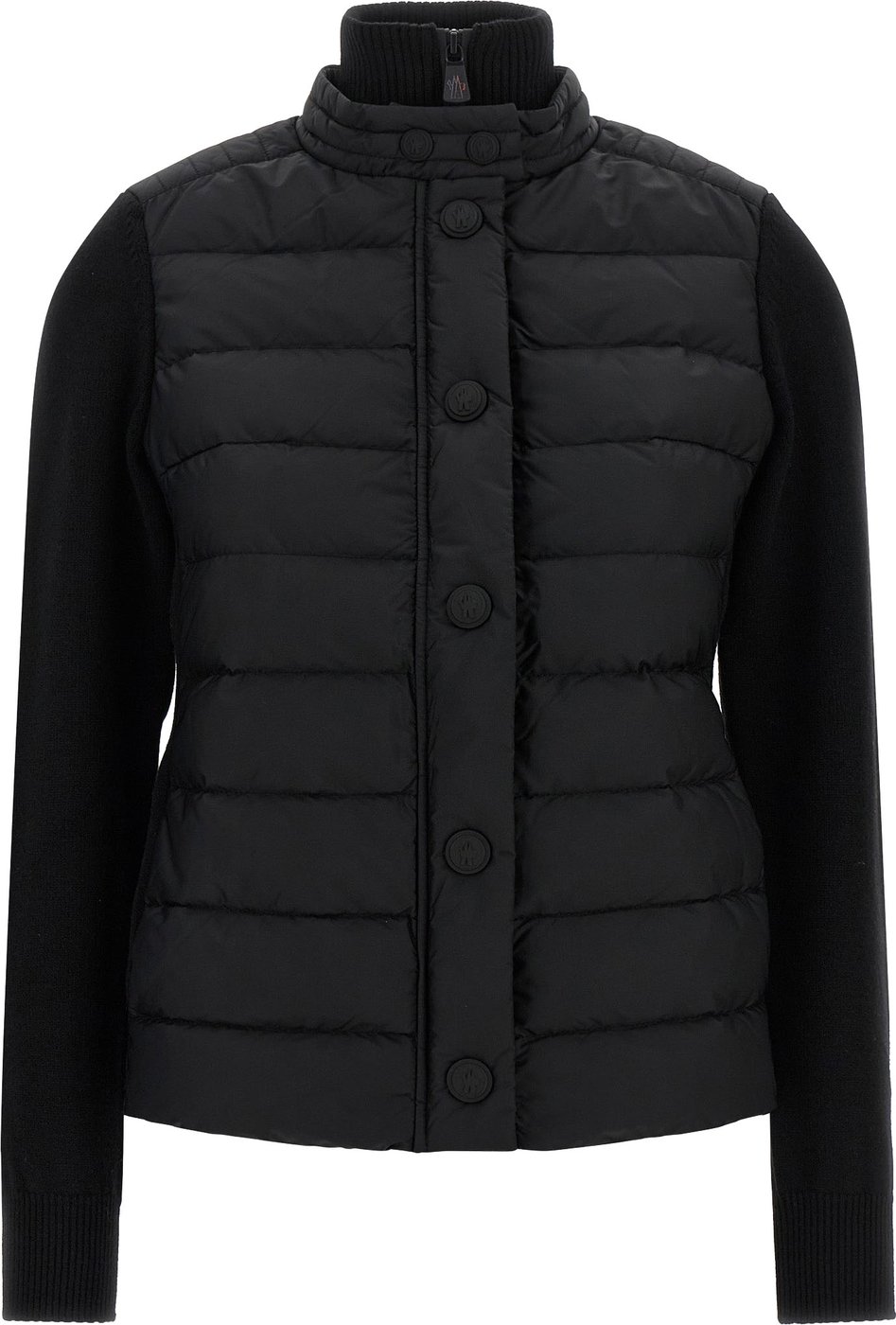 Moncler Grenoble Black Polyamide Cardigan