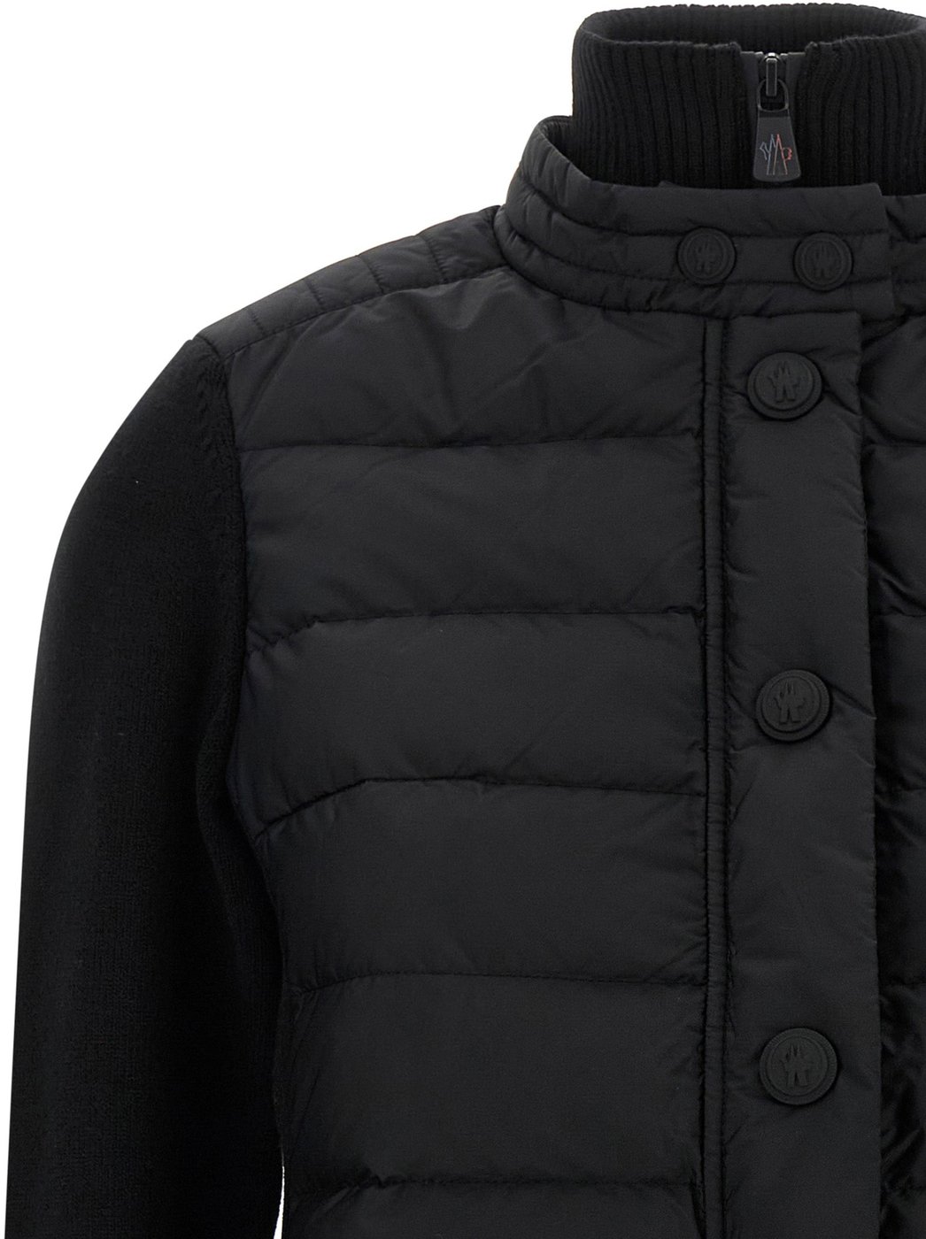 Moncler Grenoble Black Polyamide Cardigan