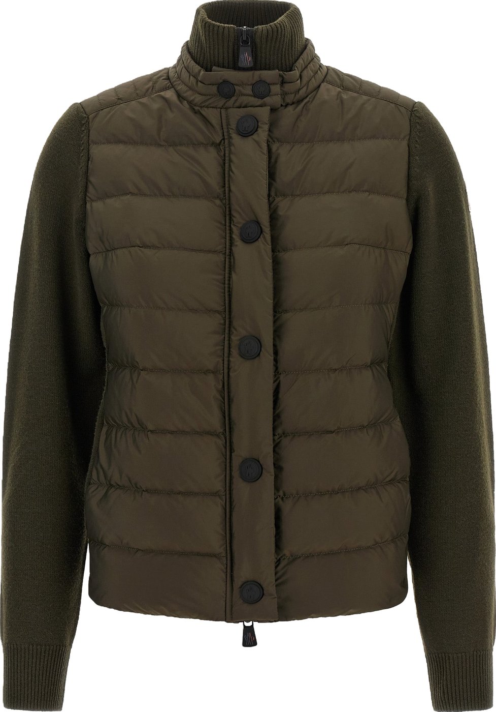 Moncler Grenoble Bicolor Polyamide Cardigan