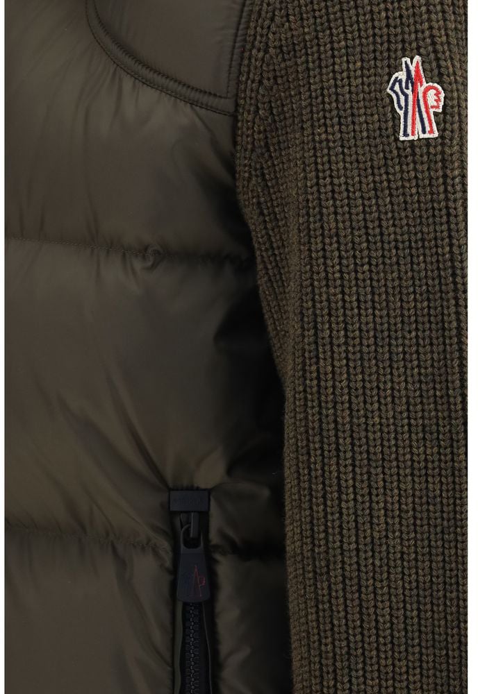 Moncler Grenoble Brown Wool Oves Aries Sweatshirt