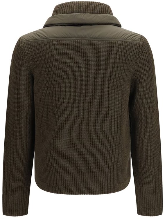Moncler Grenoble Brown Wool Oves Aries Sweatshirt