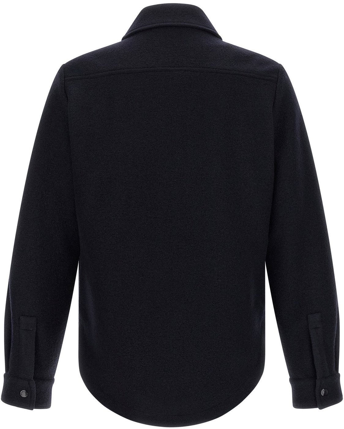 Moncler Blue Virgin Wool Blouse