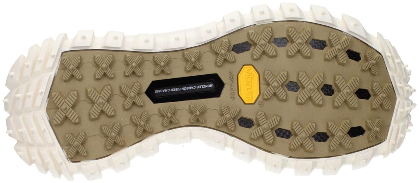 Moncler White Fabric Athletic Sneakers