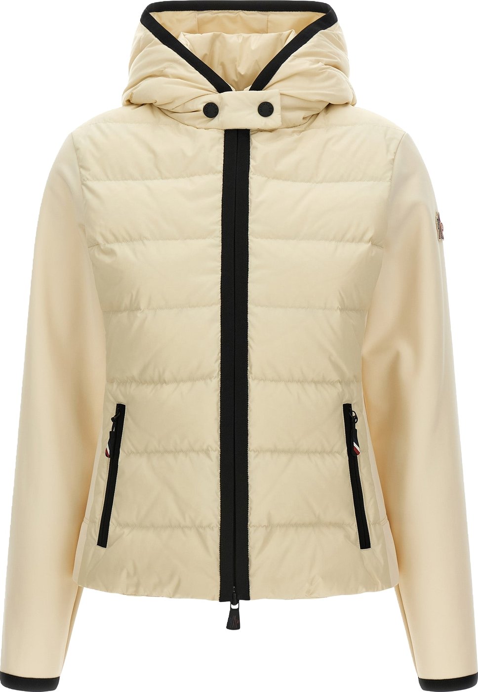 Moncler Grenoble White Polyamide Cardigan