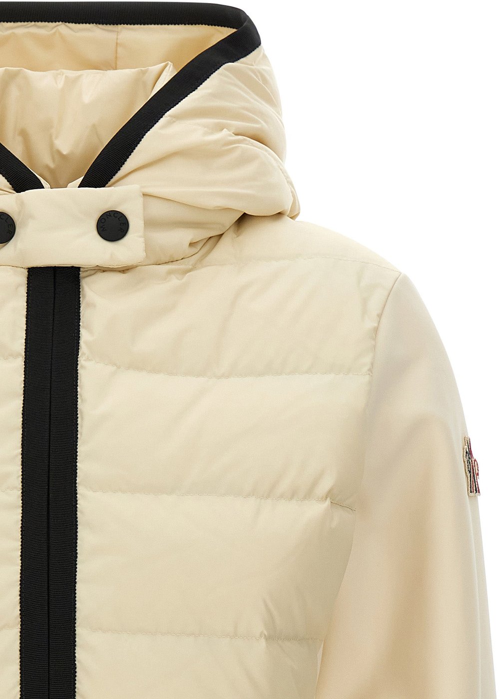Moncler Grenoble White Polyamide Cardigan