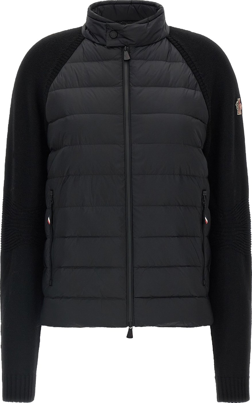 Moncler Grenoble Black Polyamide Cardigan