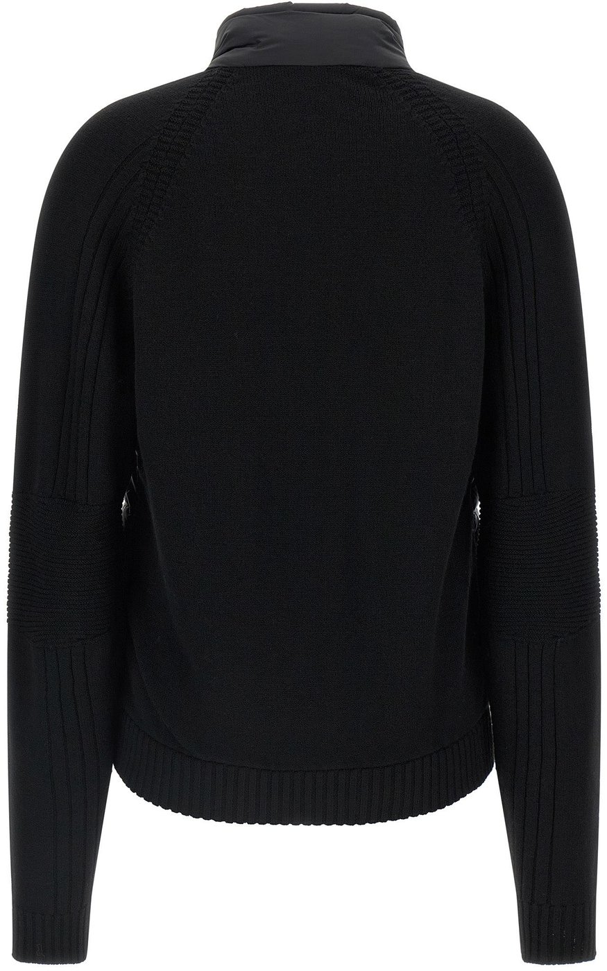 Moncler Grenoble Black Polyamide Cardigan