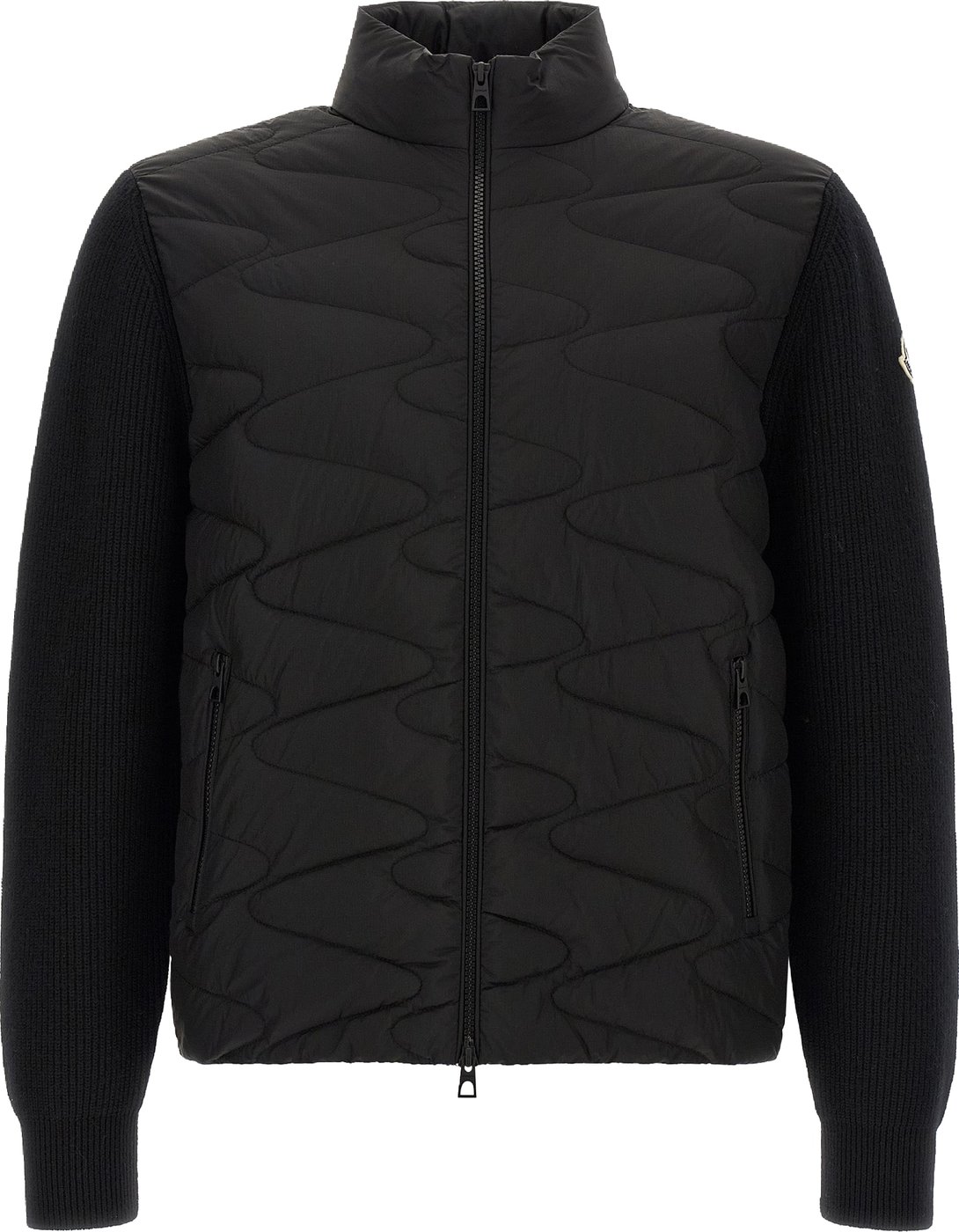Moncler Black Polyamide Cardigan