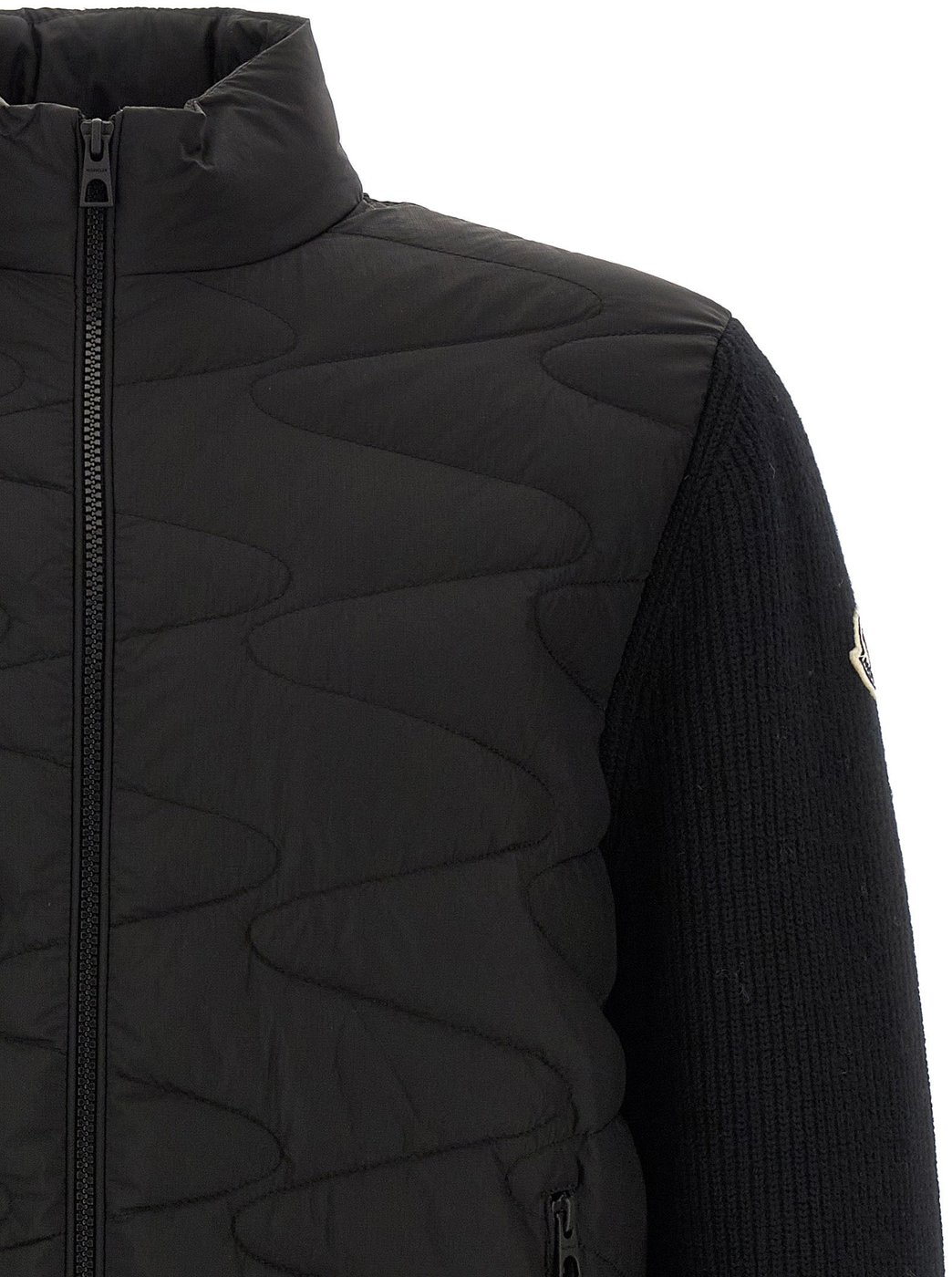 Moncler Black Polyamide Cardigan