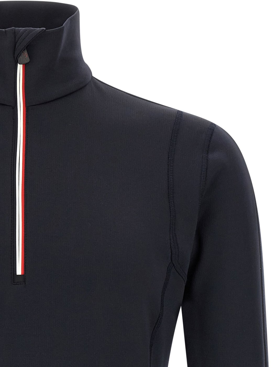 Moncler Grenoble Blue Polyamide Sweatshirt
