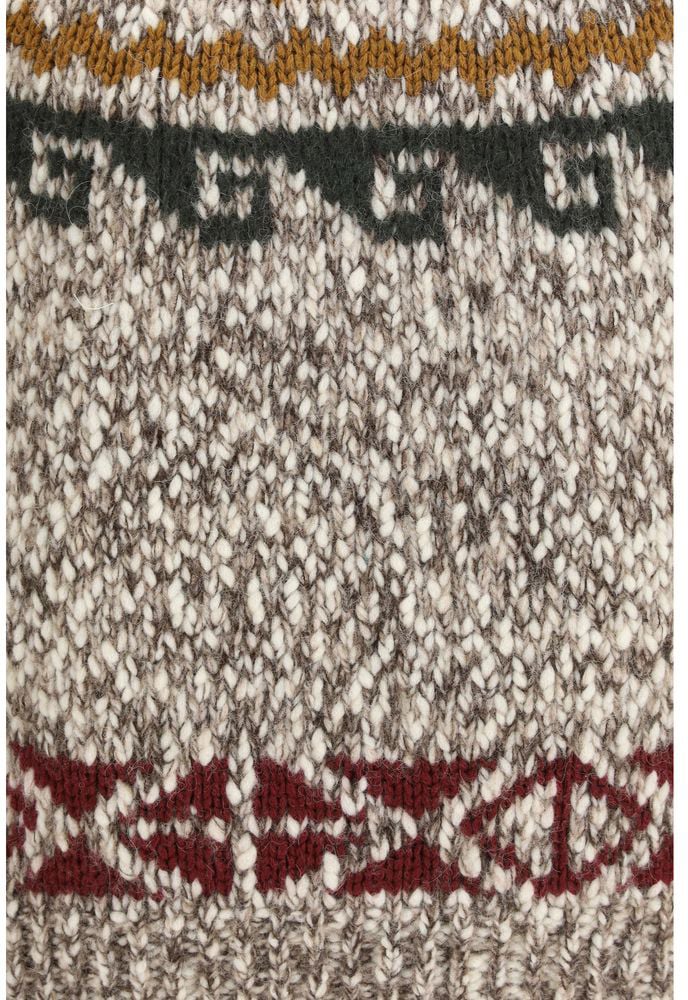 Moncler Grenoble Beige Wool Oves Aries Sweatshirt