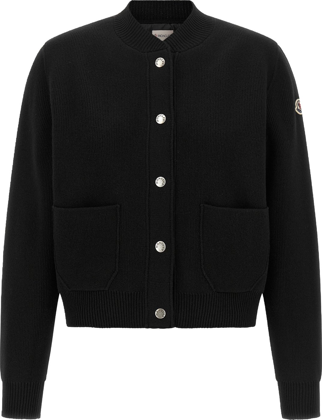 Moncler Black Polyamide Cardigan