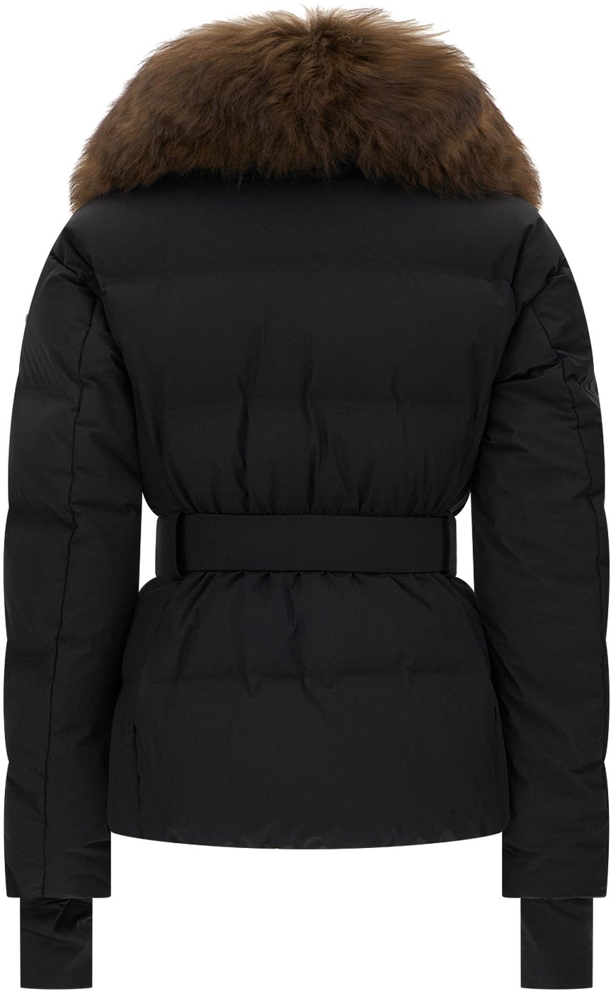 Moncler Black stretch nylon Sioule down jacket