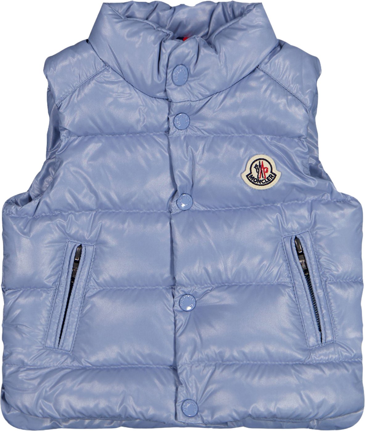 Moncler Bernard Baby Jongens Bodywarmer In Licht Blauw