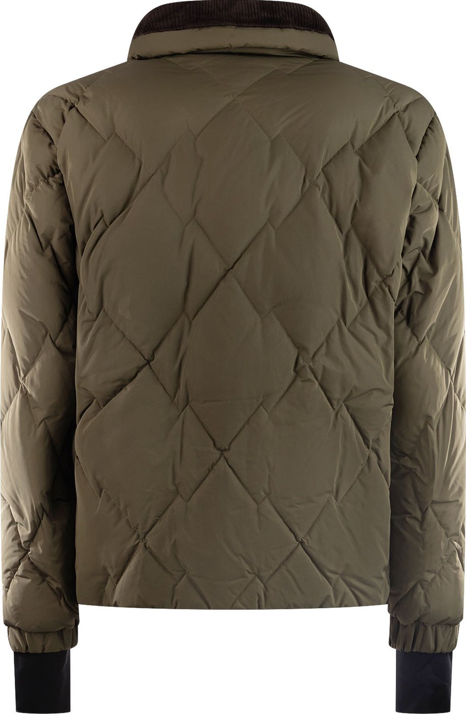 Moncler Military green polyester down jacket