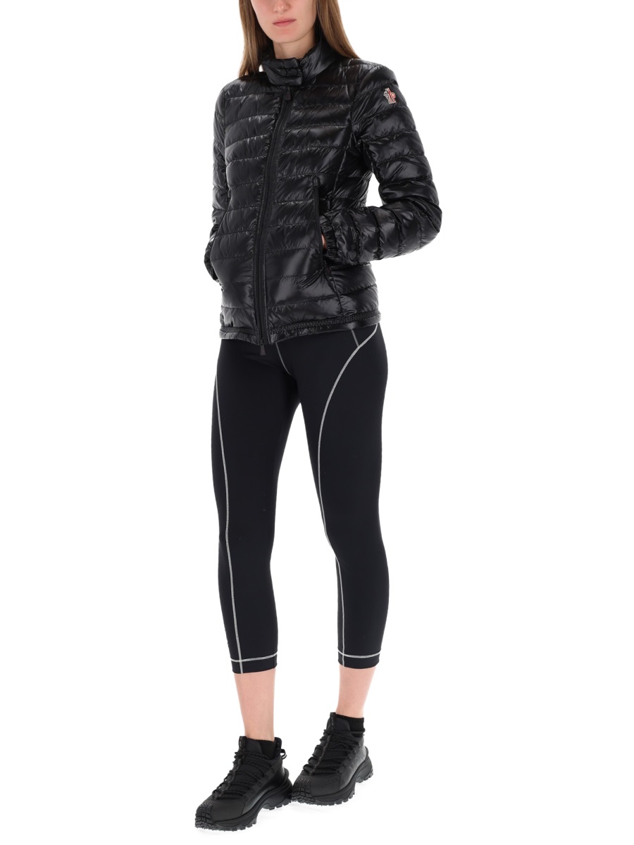 Black Nylon Walibi Quilted Down Jacket